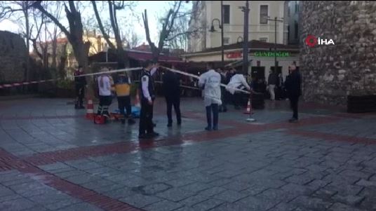 Galata Kulesi’nde feci olay